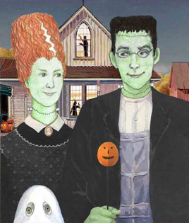 Frankenstein Halloween Card